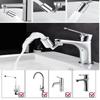 720 Degree Universal Faucet Washbasin Faucet Extension Adapter Aerator Splash Proof Rotating Water Saving ABS Plastic Faucet