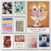 Modern Abstract Paul Klee Exhibition Posters Colorful Canvas Minimalist Canvas Painting Wall Pictures Art Home Living Room Decor
