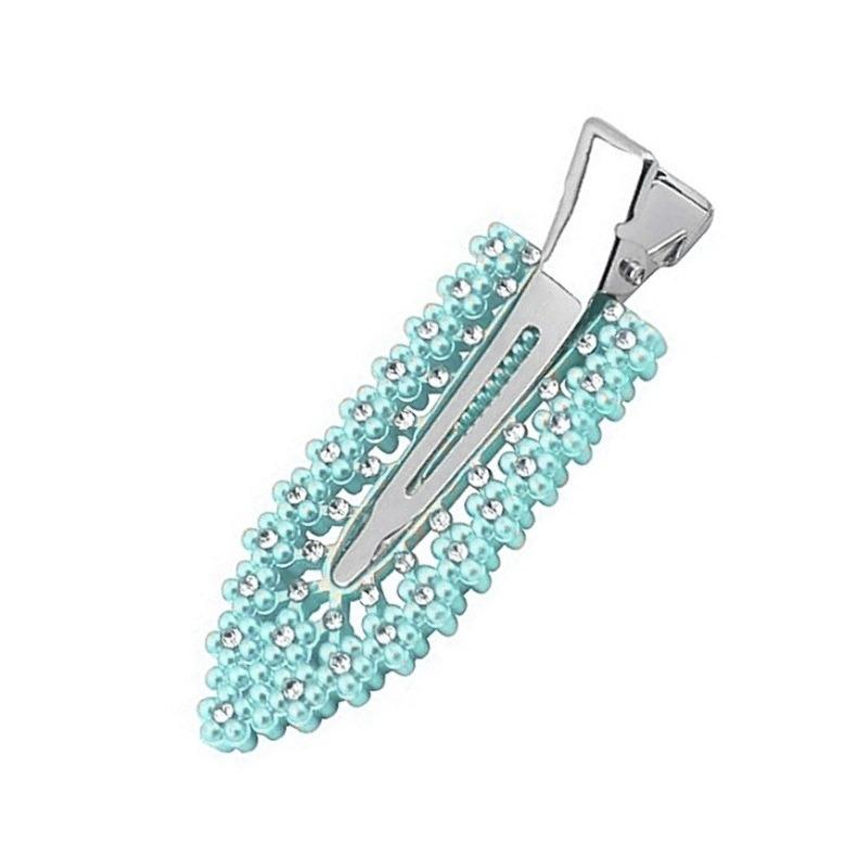 1PC New Korean Red Checkered Bow Pattern Hair Clip Cute Sweet Traceless Hairpin Duckbill Clip  Girl Hair Accessoires