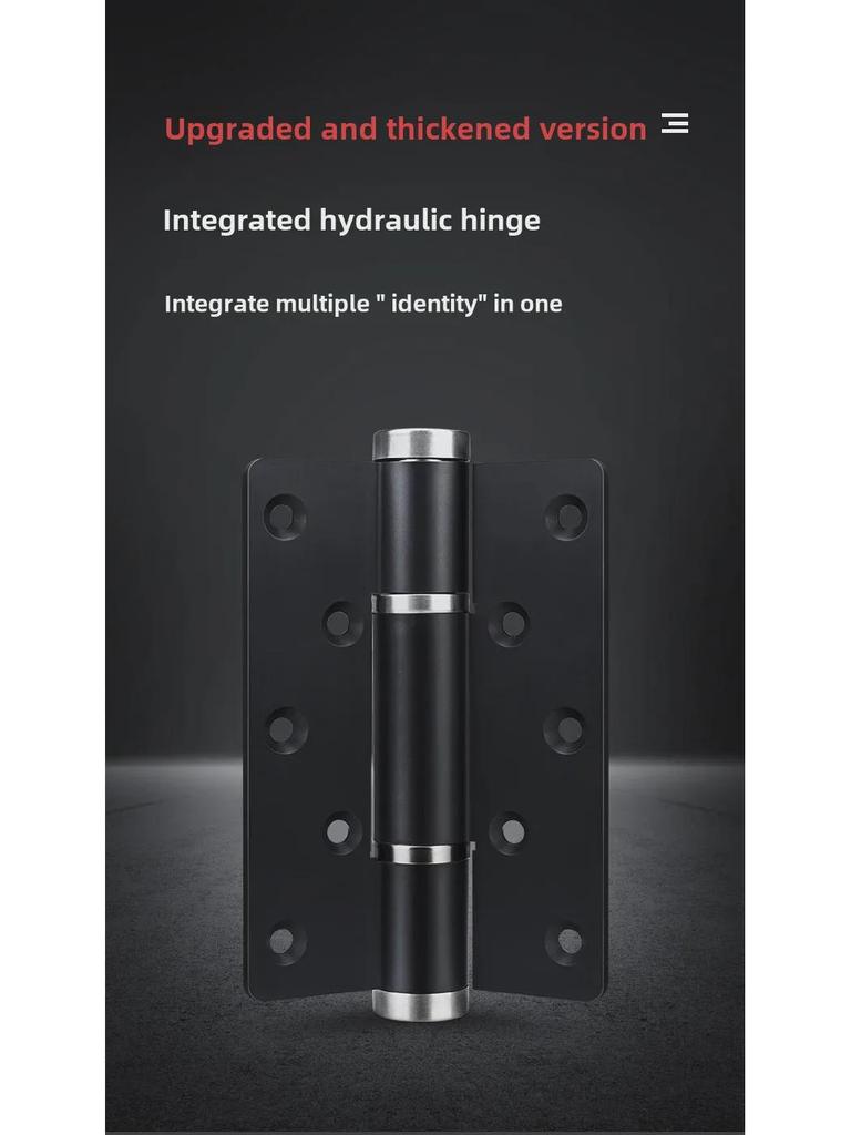 Hydraulic Invisible Door Hinge Closer with Automatic Rebound and Self-Closing Spring