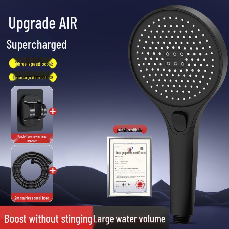 Ultra Pressurized Rain Shower Head with Built-in Water Heater for Enhanced Bathing Experience