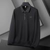 Men's Plus Size Fleece Lined Lapel Polo Shirt