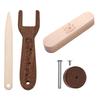 Tailors Clapper Set Quilters Pressing Seam Flattening with Seam Roller, Point Turner Sewing Tool Tailors Hams for Sewing