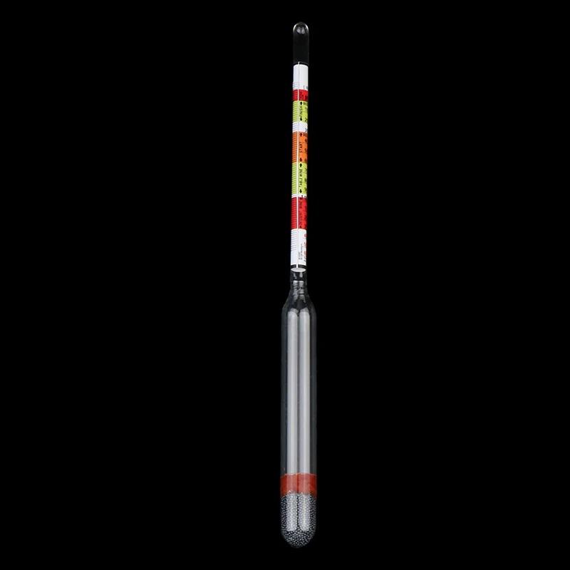 Triple Scale Hydrometer High Accuracy 1Pcs Specific Gravity Tester for Alcohol Brix Measurement Mead Winemaking Home Use