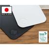 Belca (MSH-BK2E) Made in Japan Antibacterial Slim Cutting Board Sheets, Set of 2, Soft Type, 11.5cm x 33.8cm x 0.2cm, Black, Soft, Lightweight, Water-
