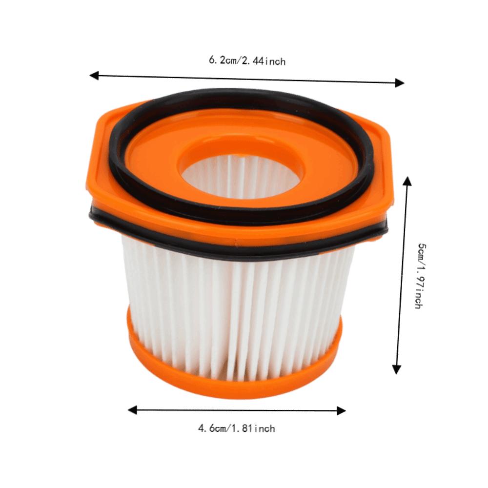 4PCS Cylindrical Vacuum Cleaner Filters for Shark WS620 WS630 WS632 BLBRN GNBRN Dust Pickup