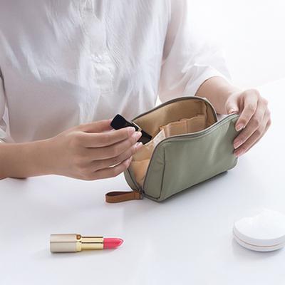 Travel Makeup Bag Double Zipper Closure Cosmetic Storage Bag Portable Toiletry Organizer Bag for Vacation Business Trip Home Use