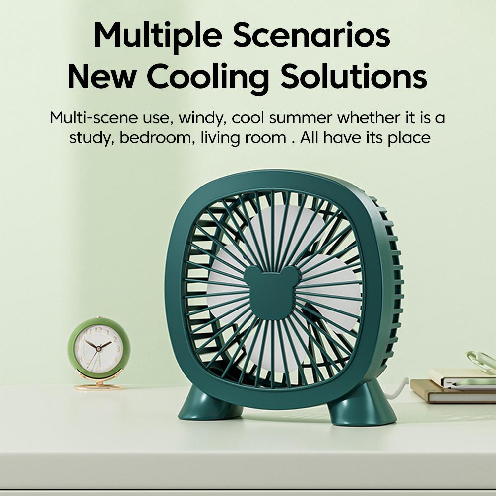 Mini Desktop Fan Portable With USB Direct Plug In Summer Gadget USB Small Fan For Home Desk Office School Outdoor Camping Travel