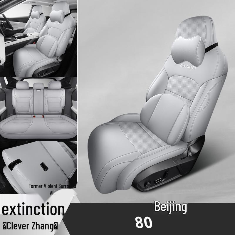 Lynk&Co 08 Seat Cover: 2025 Perf Leather, Breathable, Full Coverage, for 120km Long-Range Pro Model
