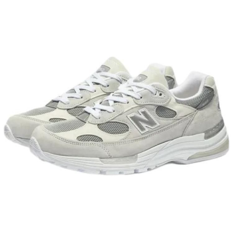 New Balance 992 Made In USA White Reflection Unisex Sneakers Silver-Metallic U992NC