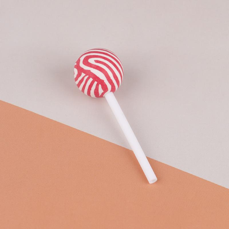 Soft Pottery Rainbow Lollipop Cream Glue Mobile Phone Case Accessories Jewelry Handicraft Accessories Children'S Play House Toys