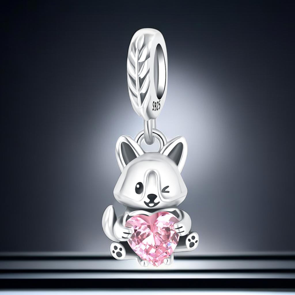 Copper Cat Dog Paw Prints Series Pendant Charms Beads Fit Original Wear Braceletsdiy Jewelry Accessory