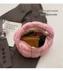 Korean Pleated Plaid Cloud Mini Handbag 2024 – Chic Downy Underarm Bag