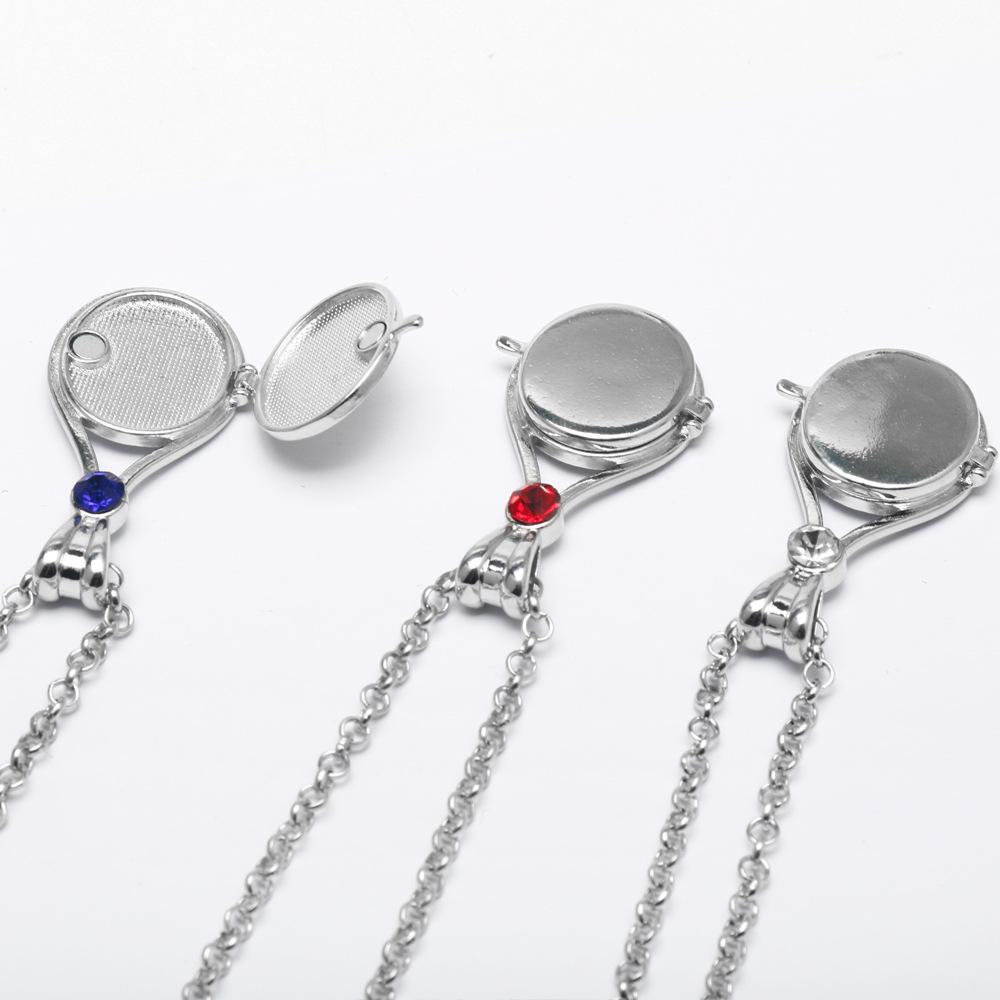 Anime-themed Red Sand Imprint Mermaid Shell Magnetic Necklace