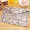 Vintage Dots Flower Face Series A4 Documents File Bag Files Folder Stationery Filing Production Folders Office Accessories