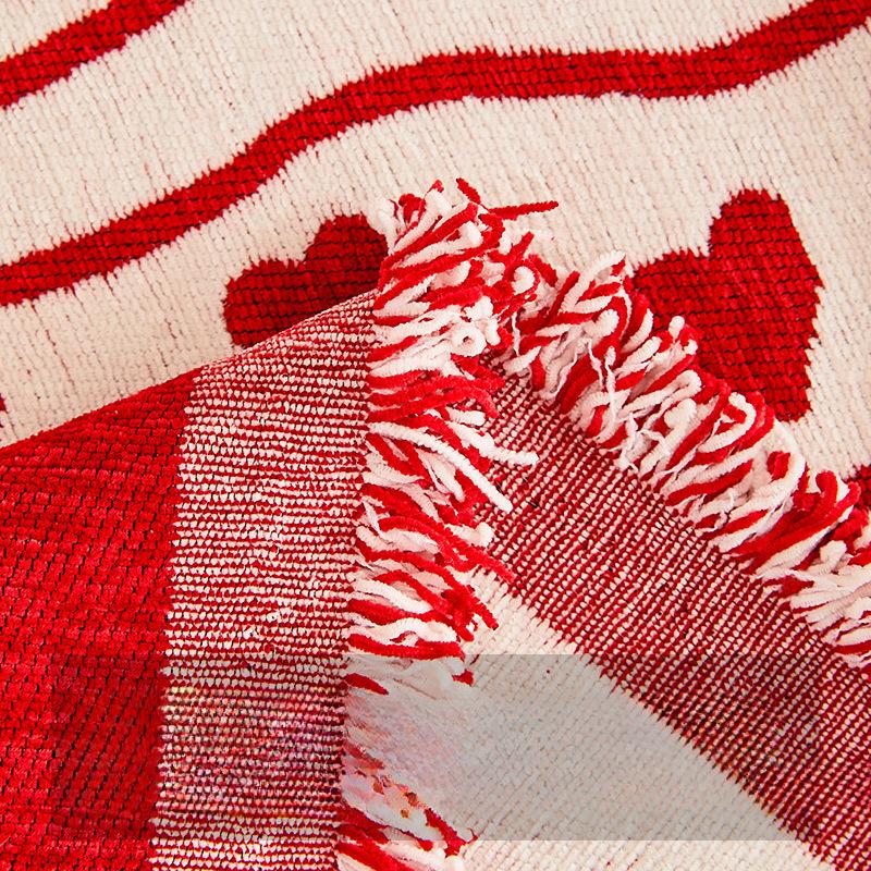 New Chinese Xi Character Chenille Sofa Towel All-Inclusive Universal Dust Cover Nap Blanket Anti-Scratching