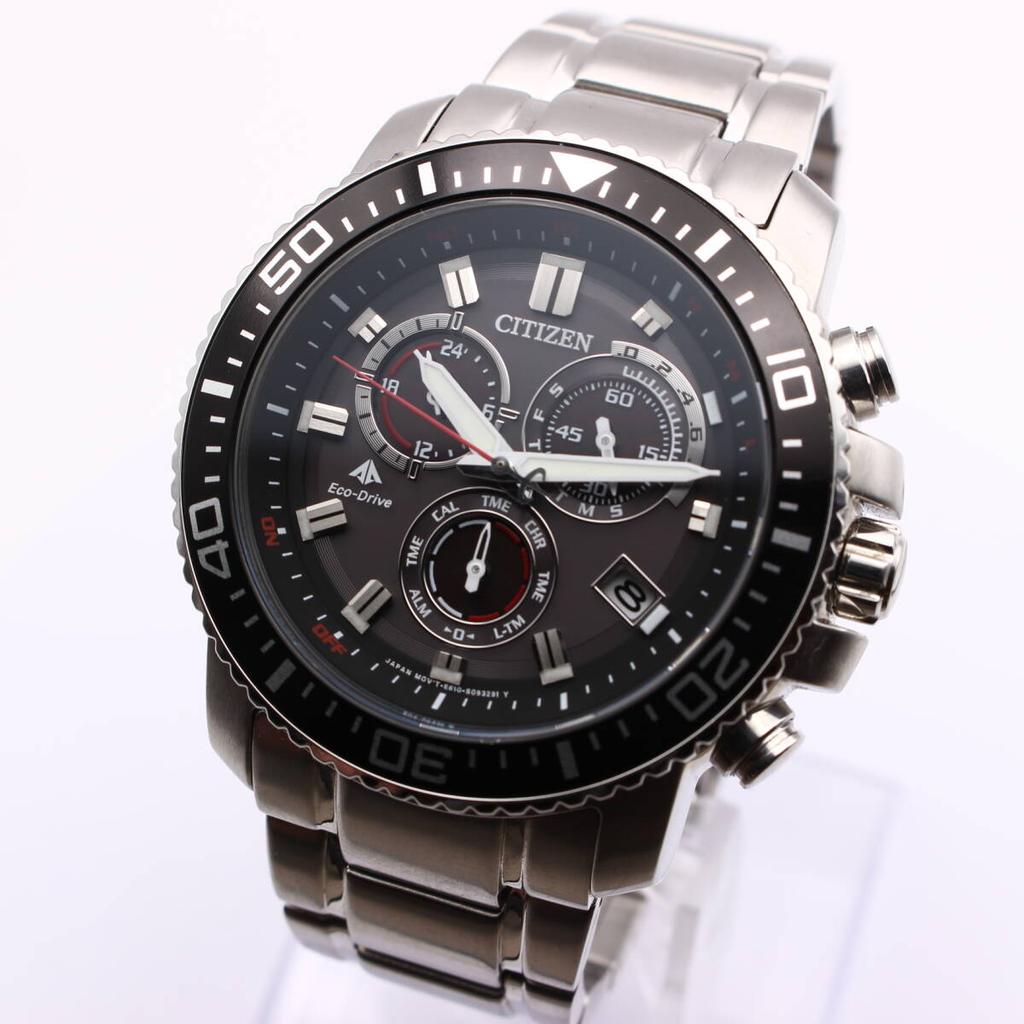 [USED]CITIZEN PROMASTER E610-S062926 Eco-Drive Radio-Controlled Chronograph Men’s Watch 20BAR