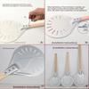 Wooden Handle Turning Pizza Peel Paddle 7/8 inch Pancake Pizza Turner  Oven Accessories