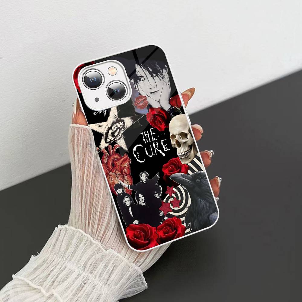 Rock Band THE C-CURE Music For IPhone 14 13 12 Mini 11 Pro XS Max X XR 14 Plus Tempered Glass Cover