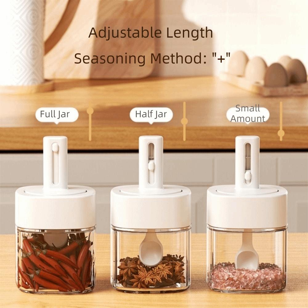 Sealed Salt Storage Box Leak-proof Spice Jar Practical Salt Container Kitchen