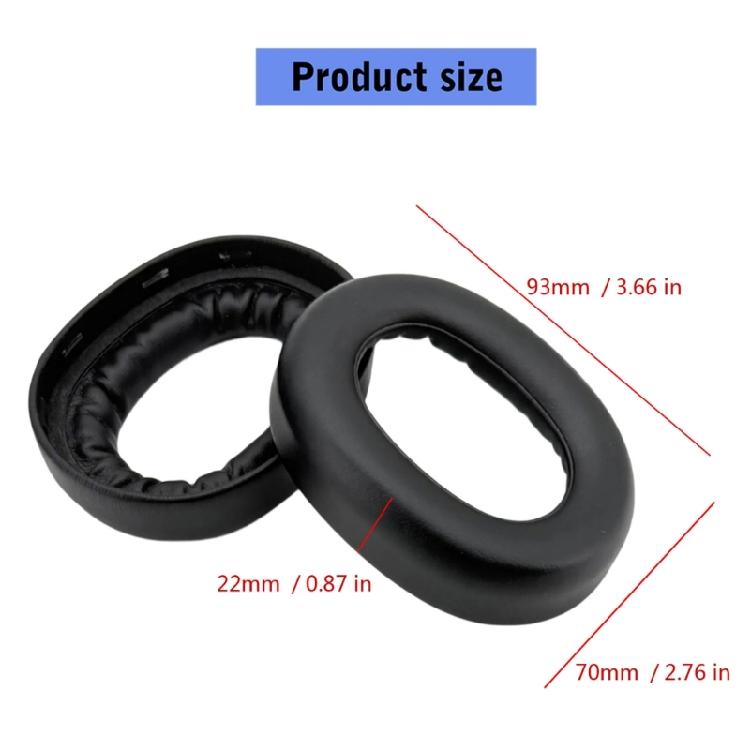 1Pair Ear Pad Headsets Earmuffs for Evolve2 85 Wireless Headphones Earpads Ear Pad Sponges Cushions Cover