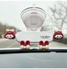Strawberry Bear Magnetic Car Phone Holder with Firm Suction - Cute Interior Navigation Accessory