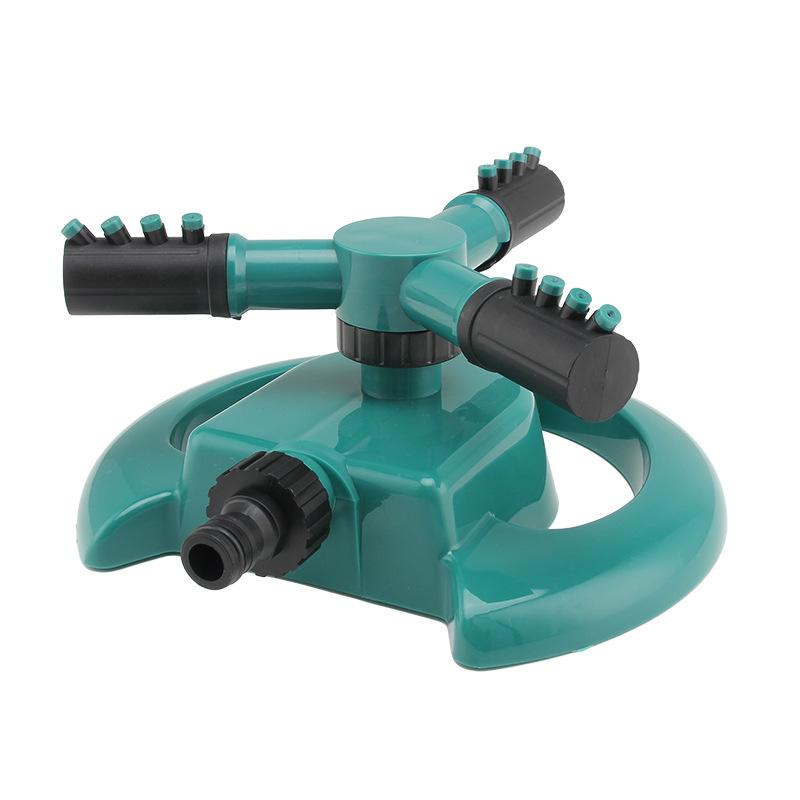 360 Degree Automatic Rotating three-pronged sprinkler irrigation rotating sprinkler independent flower watering sprinkler