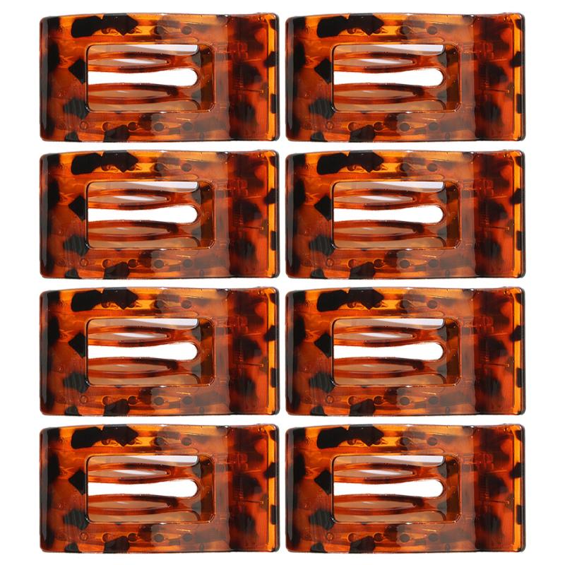 Leopard Print Square Back of The Head Hair Clip Simple and Versatile Fashion Shark Clip Hair Accessories