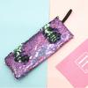 Glitter Two Mermaid Tone Pencil Case Earphone Data Cable Organizer Bag Students