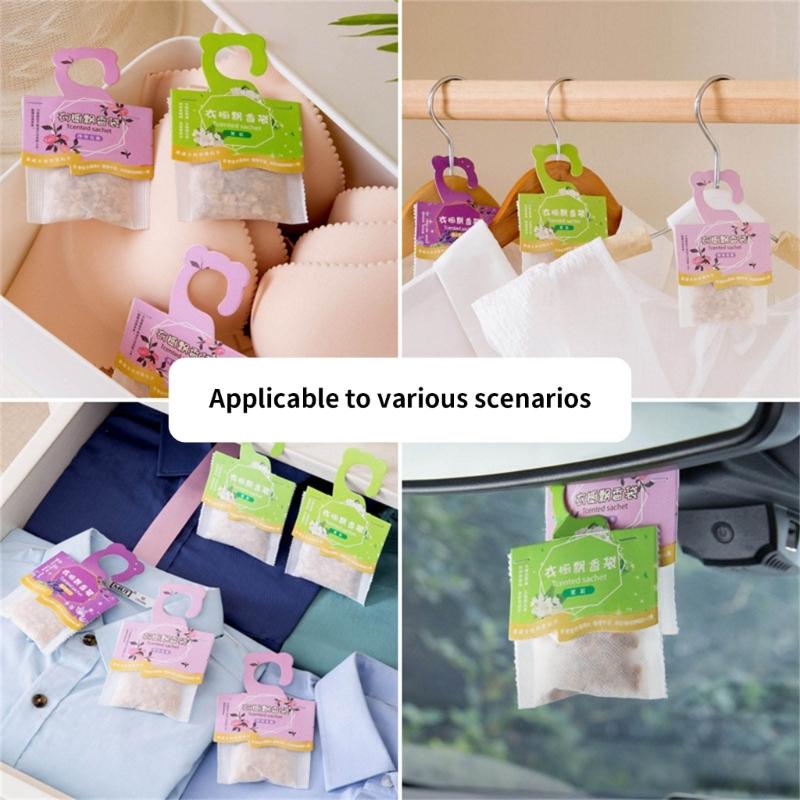 20 Pack Air Freshener Pouches For Closet Drawer Car Bathroom MultiSpace Freshness Maintenance