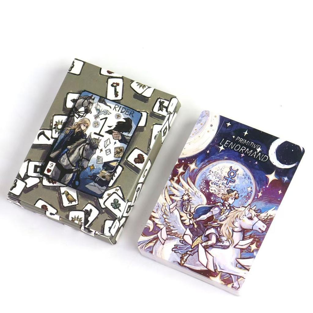 Primitive Lenormand Deck Rana System 9*6cm 42 Pcs Beginner-Friendly Lenormand Cards