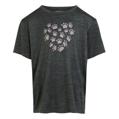 Childrens/Kids Alvardo VIII Paw Print Marl T-Shirt