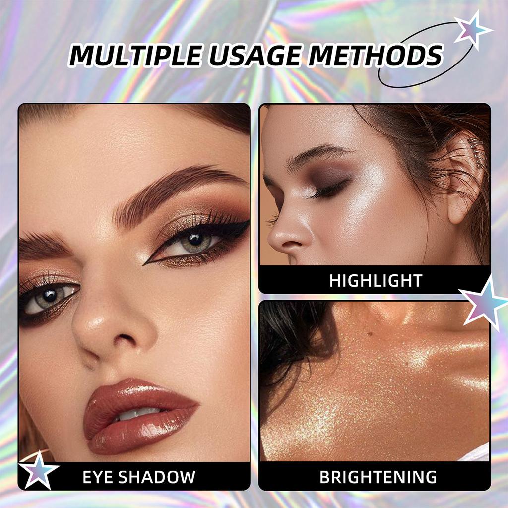 8-Color Waterproof Blush Eye Shadow Palette Make-up for Women Shimmering Pink Long-Lasting Glitter Finish Rare Beauty Cosmetics