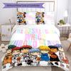 3pcs Kuroko's Basketball Design Cover Set - HD Printed Bedding with 1 Cover and 2 Pillowcases - Perfect for Home and Dorm Decor