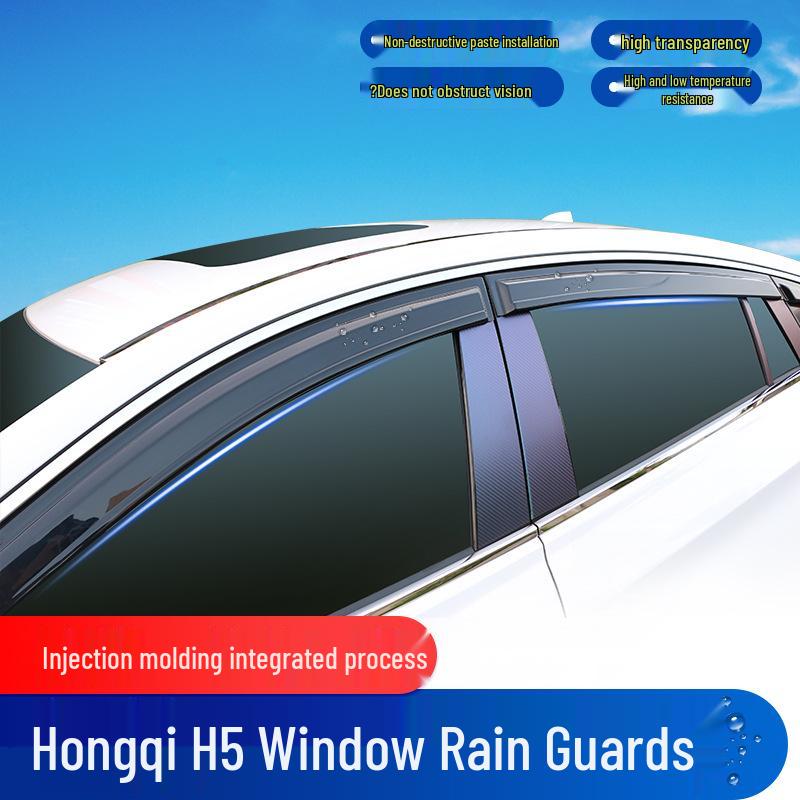 Hongqi H5 Rain Guards: Injection Molded Window Visors and Deflectors