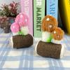 Cute Style Simulated Mushroom Plush Doll 10 Cm Four-inch Doll Small Doll Schoolbag Pendant