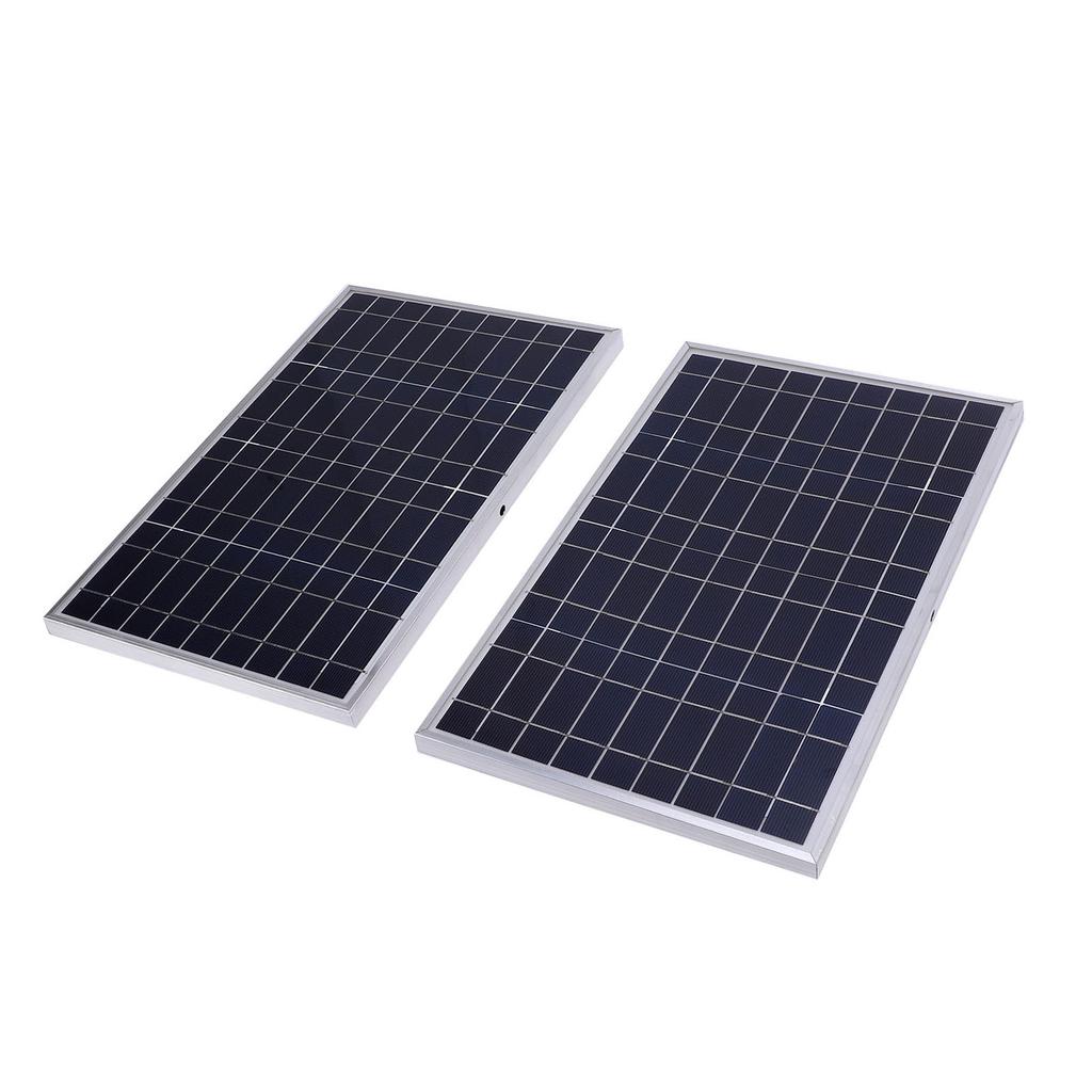 200W Solar Panel Kit Aluminum Frame Solar Charger Controller Kit for Off Grid Applications RV Travel