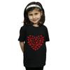 Disney Girls Mickey Mouse Heart Silhouette Cotton T-Shirt