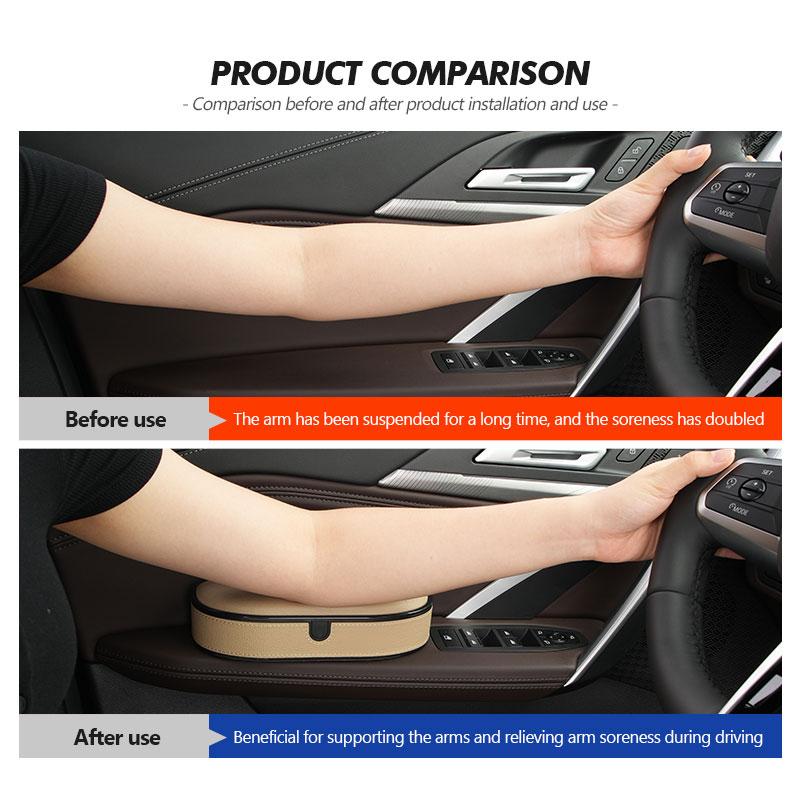Car Elbow Support Door Storage Box Seat Armrest Support For Mitsubishi Outlander Lancer L200 ASX Pajero Grandis Eclipse