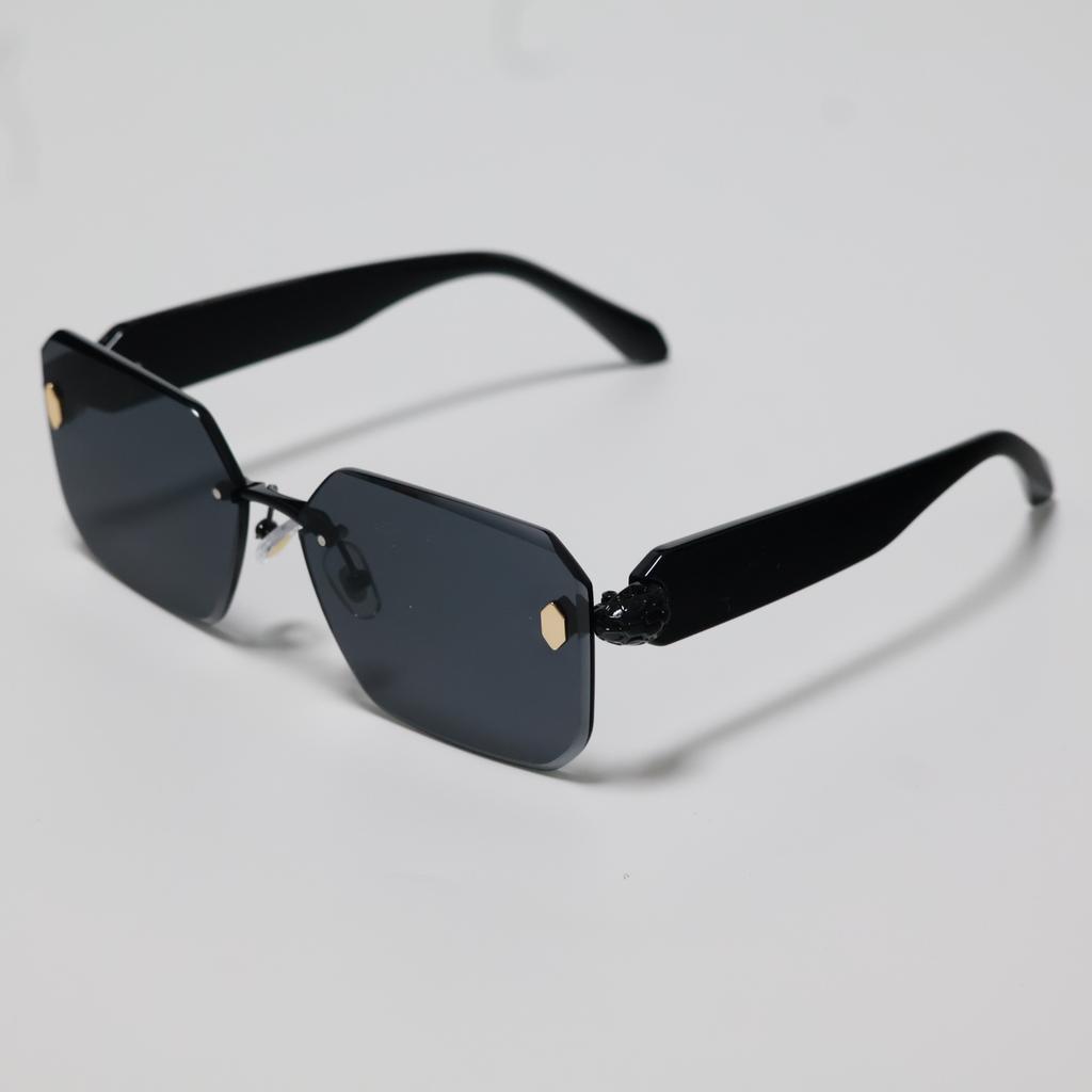 JYL TS Women's Rimless Square - Snake-Head Diamond-Cut Unique Shades WF-5G301