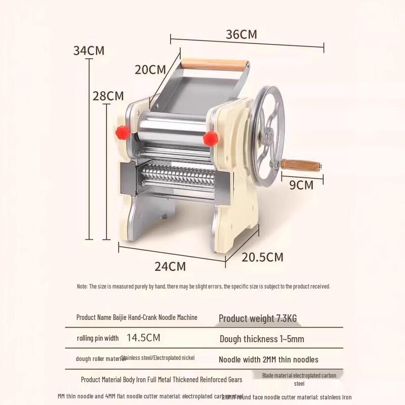Manual Stainless Steel Noodle Maker
