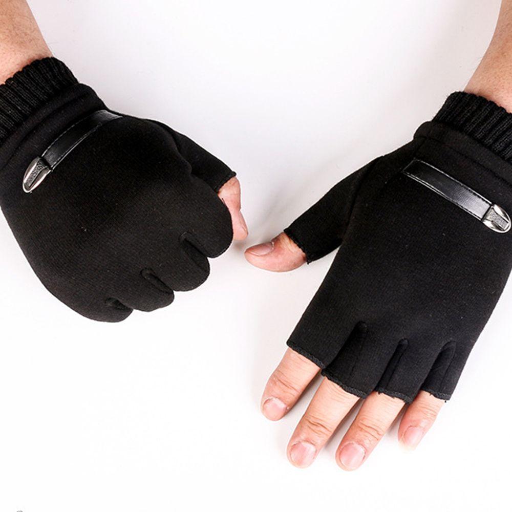 Color Suede Leather Autumn Winter Gloves Road Bike Gloves Men Cycling Gloves Outdoor Sports Gloves