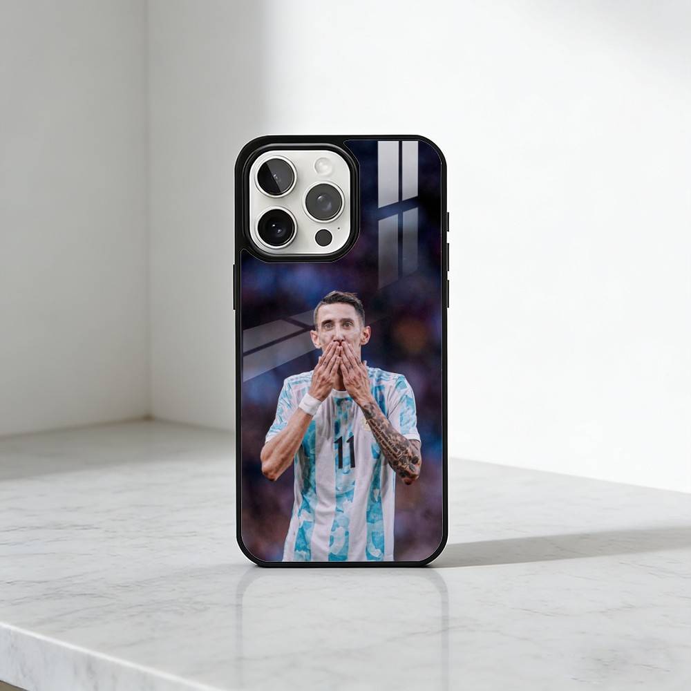 A-Angel Di M-Maria Football Star Phone Case For iPhone17,16,15,14,13 Plus,Pro Max Magnetic For Magsafe Wireless Charging