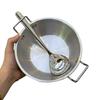 Multi-Use Stainless Steel Kitchen Cookware, Seafood Rice Pot, Paella Pan, Picnic Snack Plates.