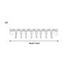 No Punching Storage Rack Hook Sliding Rail Cabinet Hook Organizer  Kitchen Storage