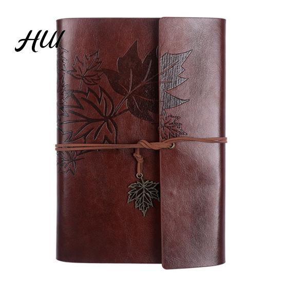 Loose Leaf Journal Vintage Faux Leather Journal, Refillable Notebook for Travel Office Daily Writing, A5 Style Size Lined Blank Dairy Planner,