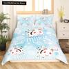 Milk Cow Duvet Cover King Queen Size Cute Cartoon Cows Bedding Set for Kids Farmhouse Rustic Animal 2/3pcs Polyester Quilt Cover