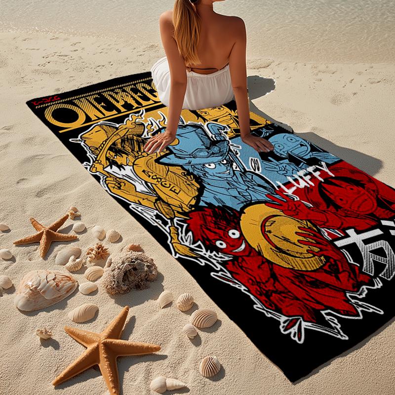 pirate Adventure Beach Towel, Super Soft Microfiber, Gift for Her/Him, Birthday, for Pool, Beach, Travel, Home Decor Fan gifts