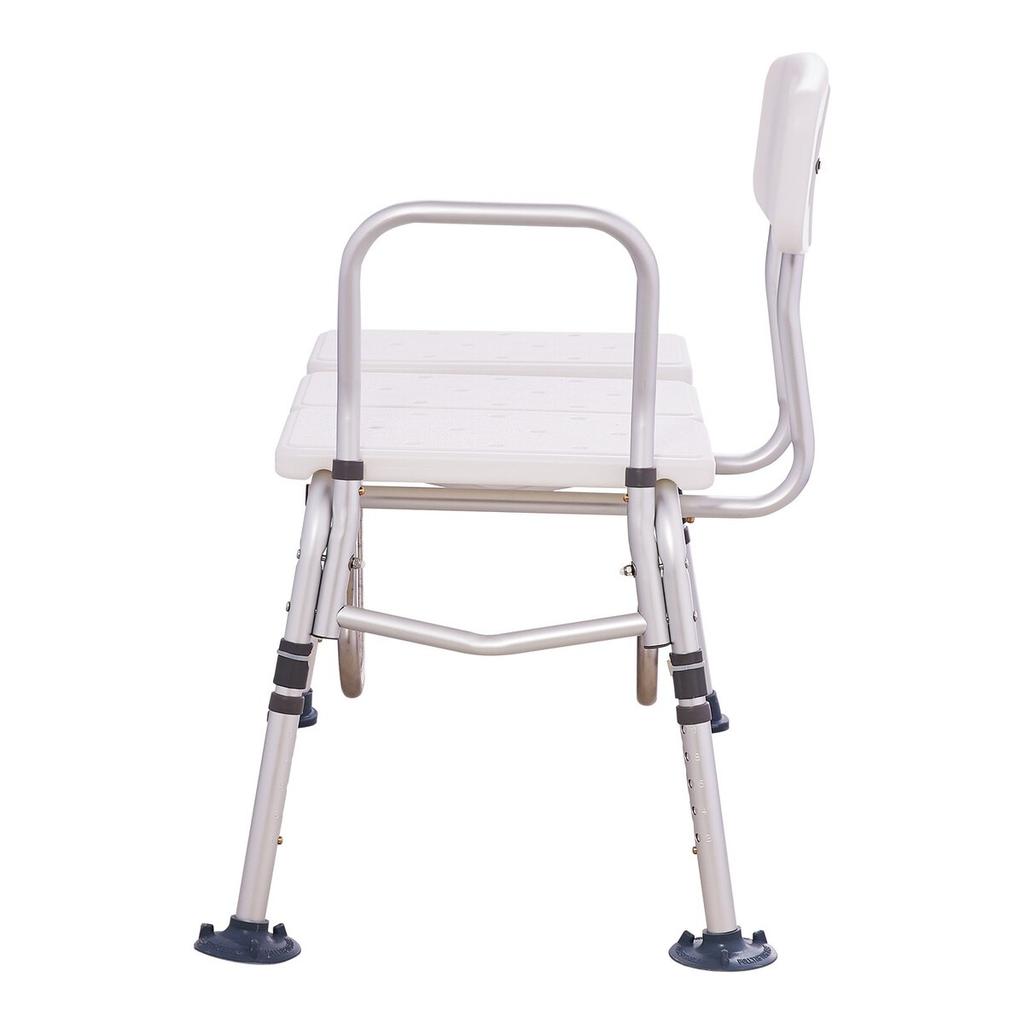 Tub Transfer Bench Bathtub Shower Seat for Senior Height Adjustable 400LBS