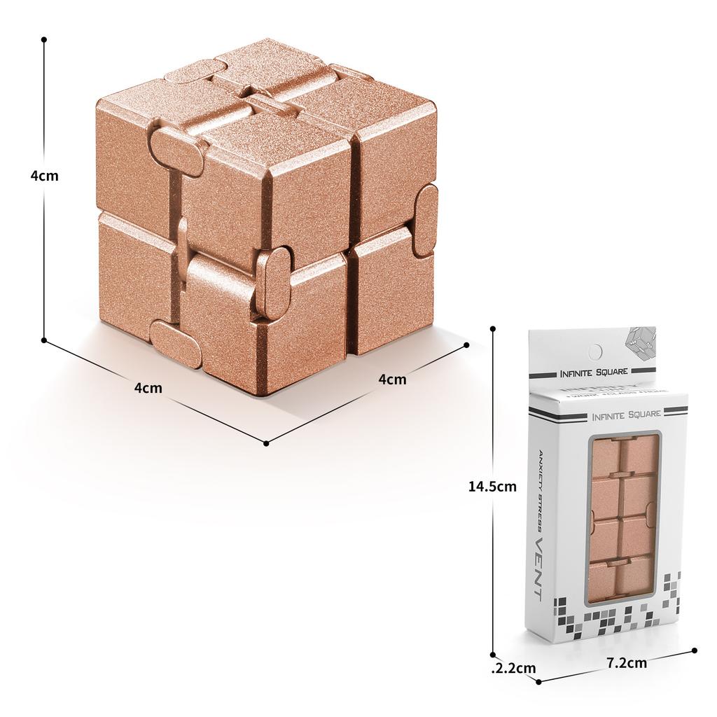 Infinite Rubik's Cube Variety Decompression Artifact Adult Decompression Metal Alloy Square Finger Toy